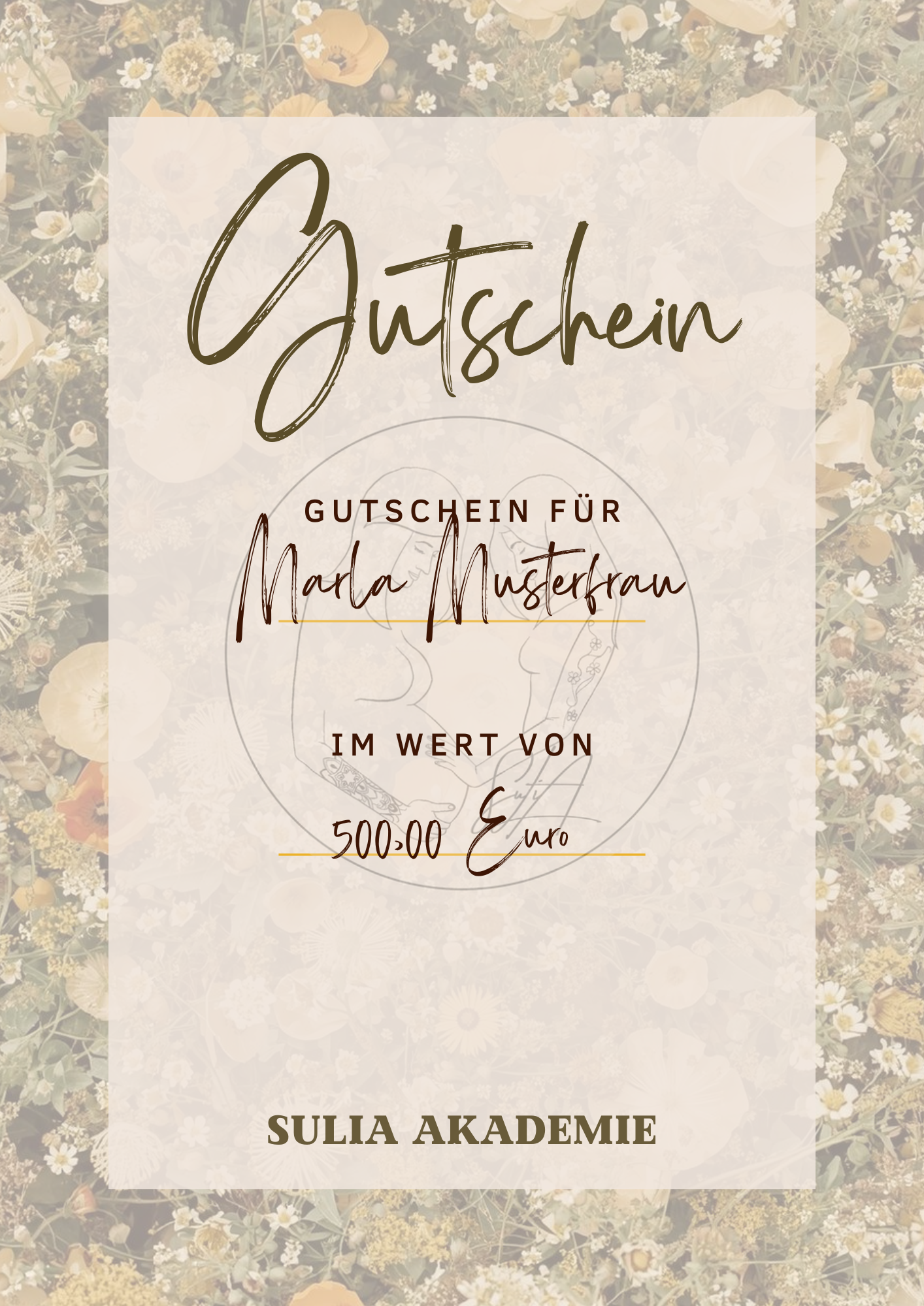 SULIA AUSBILDUNG Gutscheine