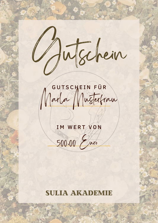 SULIA AUSBILDUNG Gutscheine
